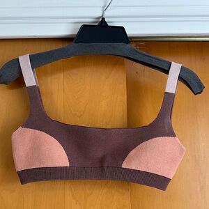 Nagnata Sports Bra - Brown and Pink